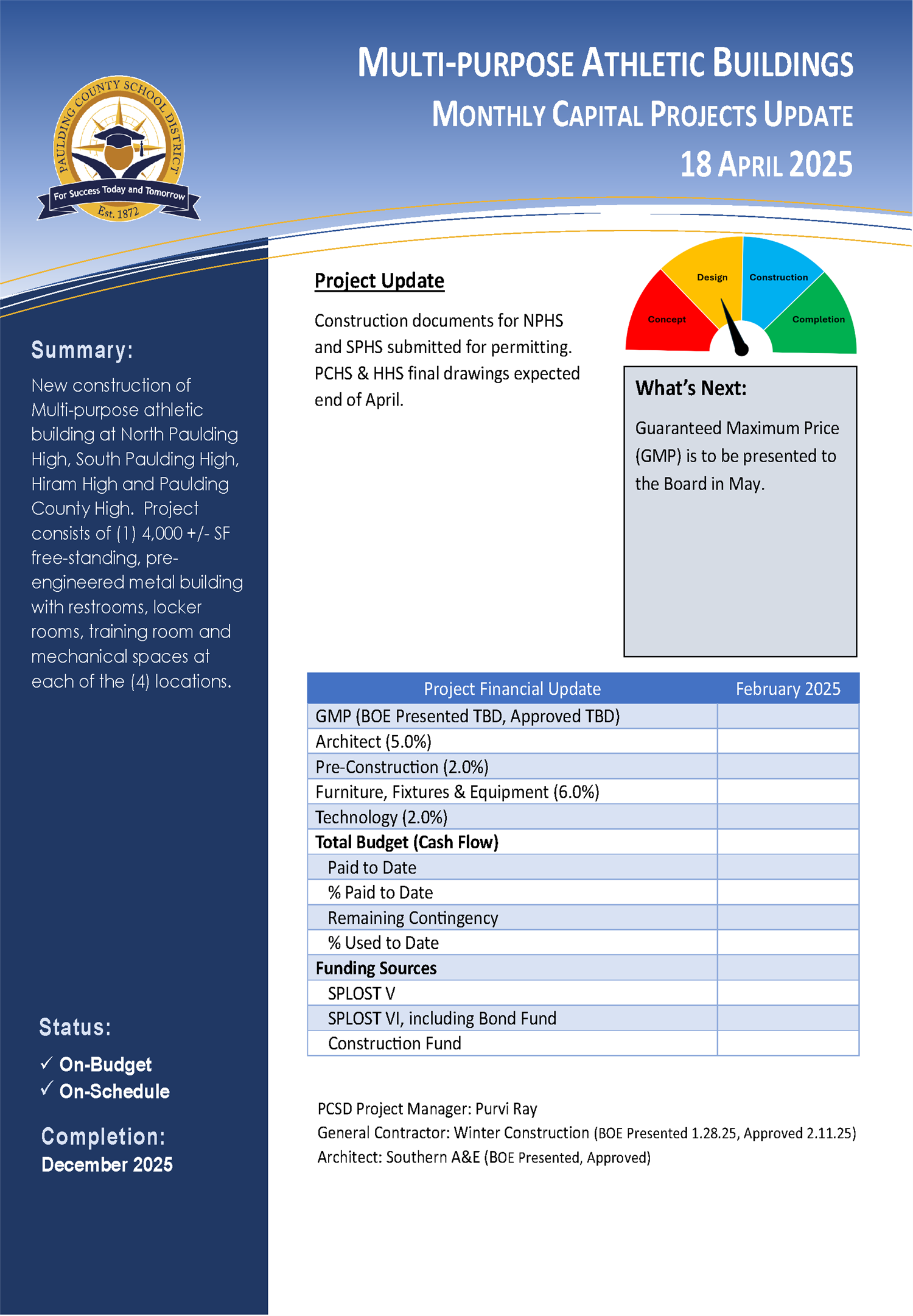 multipurpose athletic buildings update